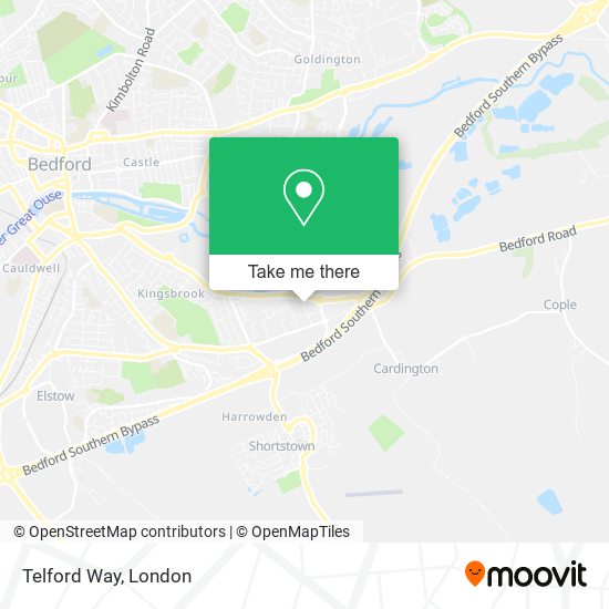 Telford Way map