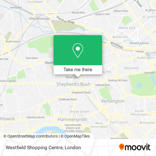 Westfield Shopping Centre map