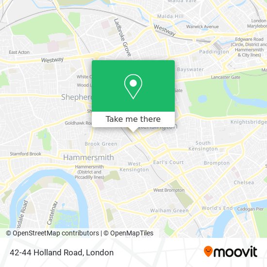 42-44 Holland Road map