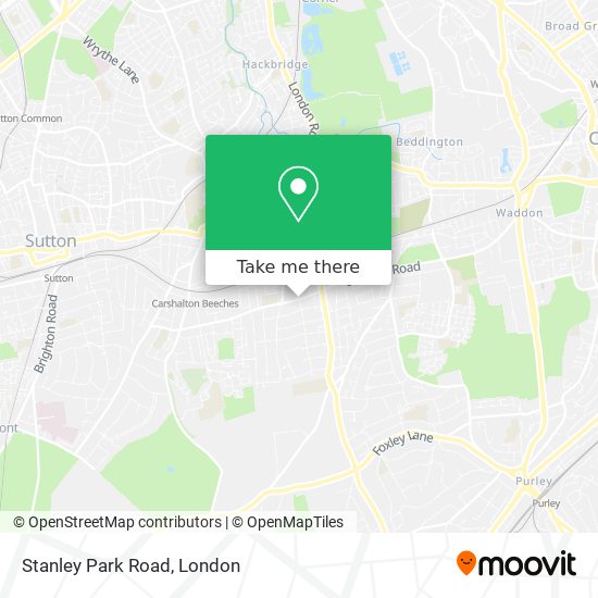 Stanley Park Road map