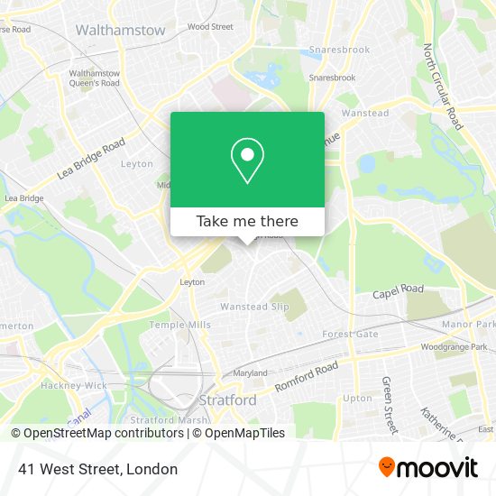 41 West Street map