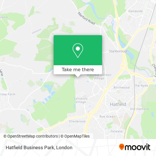 Hatfield Business Park map