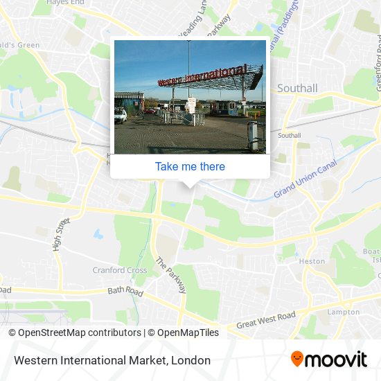 Western International Market map