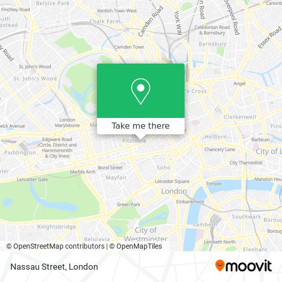Nassau Street map