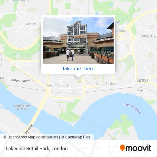 Lakeside Retail Park map