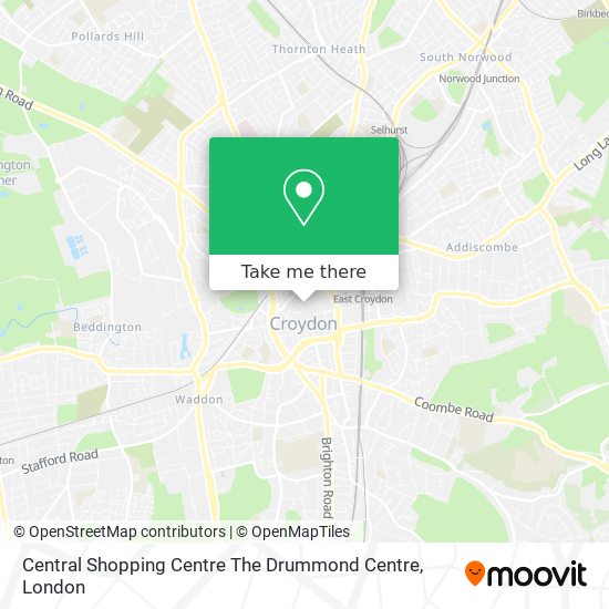 Central Shopping Centre The Drummond Centre map