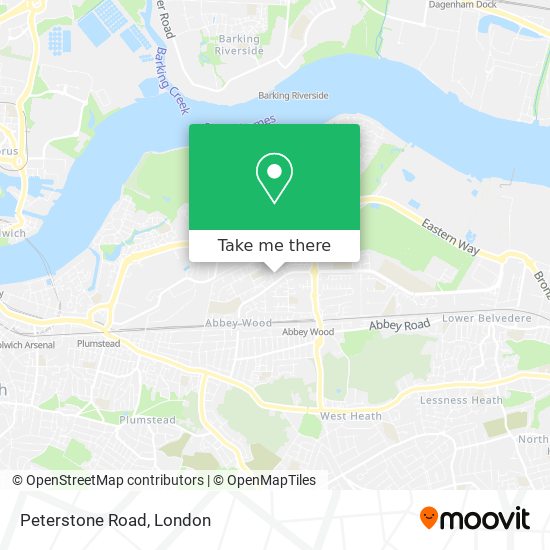 Peterstone Road map