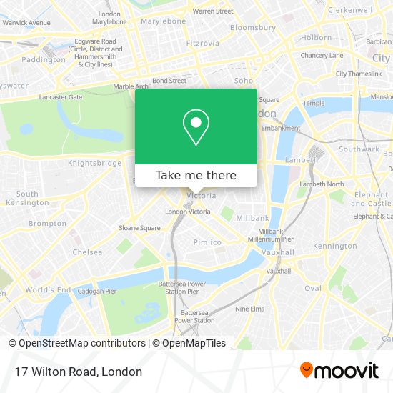 17 Wilton Road map