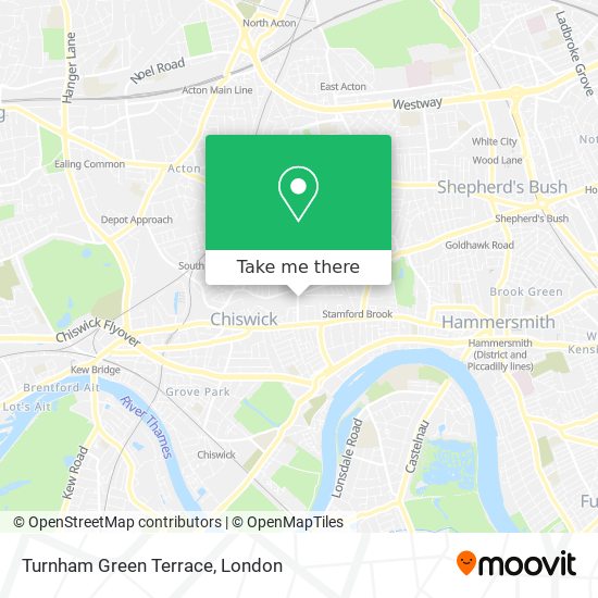 Turnham Green Terrace map
