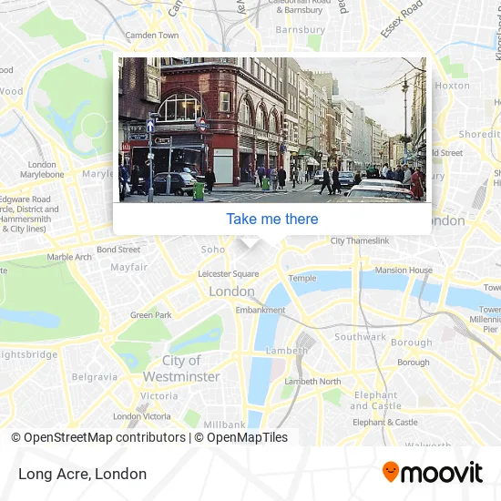 Long Acre map