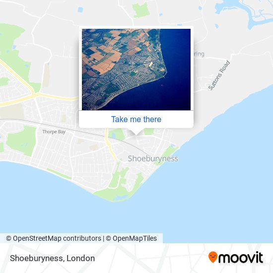 Shoeburyness map