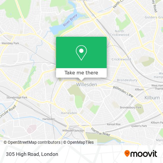 305 High Road map