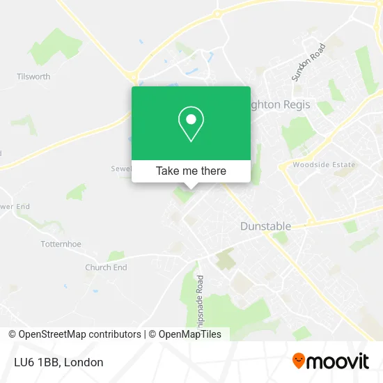 LU6 1BB map