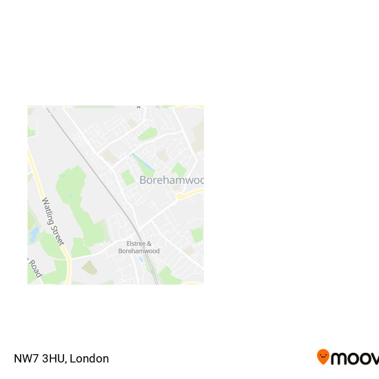 NW7 3HU map