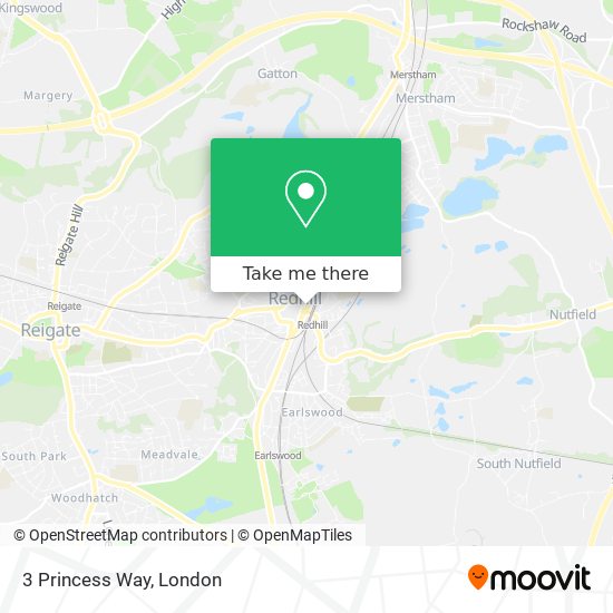 3 Princess Way map