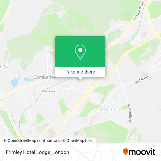 Frimley Hotel Lodge map