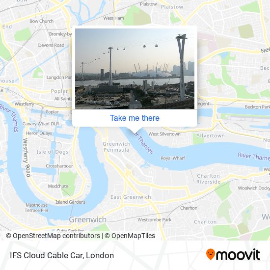 IFS Cloud Cable Car map