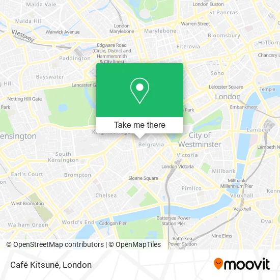 Café Kitsuné map