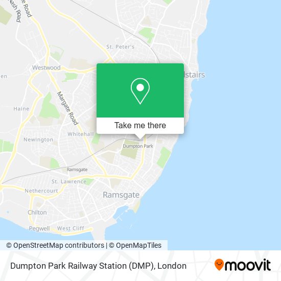 Dumpton Park Railway Station (DMP) map