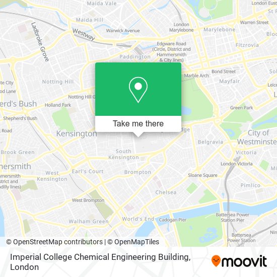 Imperial College Chemical Engineering Building map