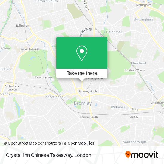 Crystal Inn Chinese Takeaway map