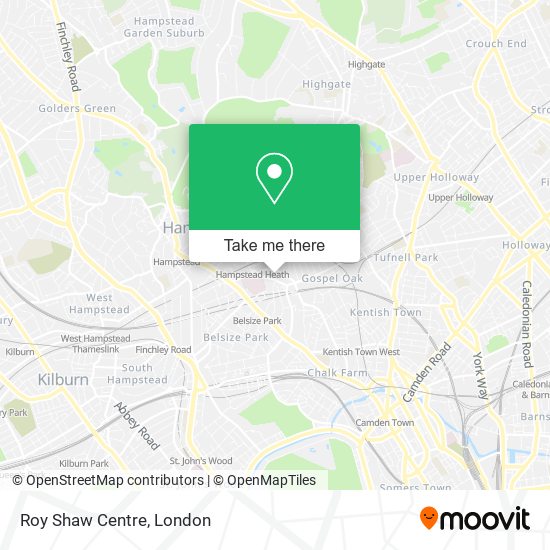 Roy Shaw Centre map