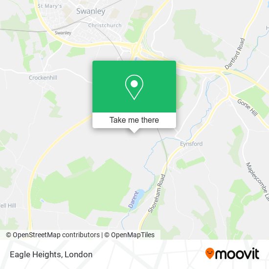 Eagle Heights map