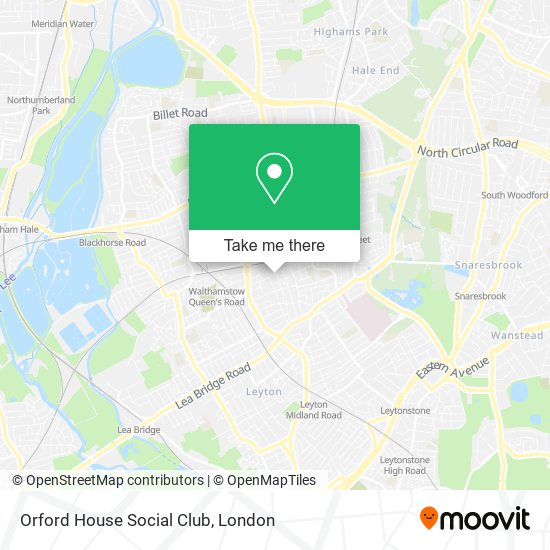 Orford House Social Club map