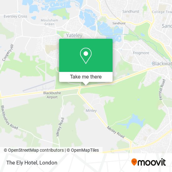 The Ely Hotel map