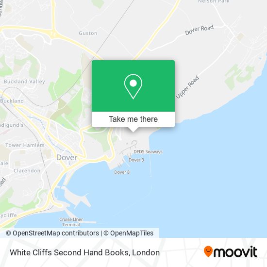 White Cliffs Second Hand Books map