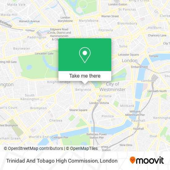 Trinidad And Tobago High Commission map