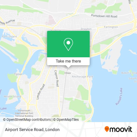 Airport Service Road map