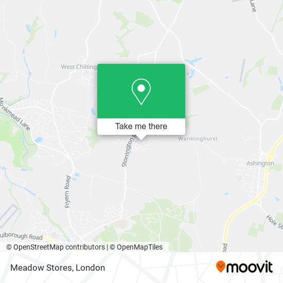 Meadow Stores map