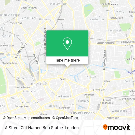 How to Get to A Street Cat Named Bob Statue