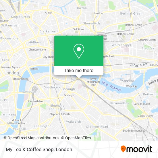 My Tea & Coffee Shop map