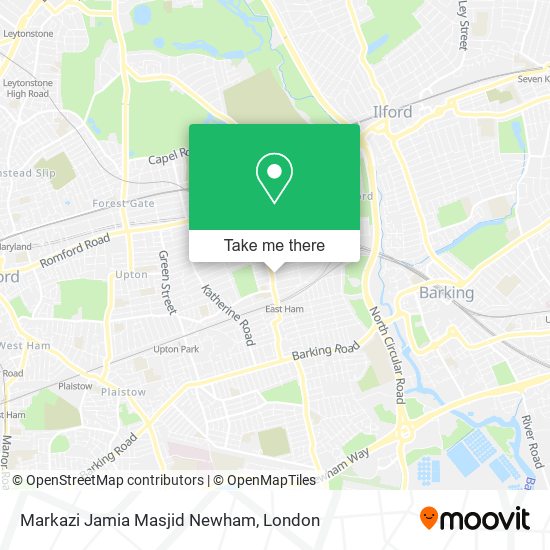 Markazi Jamia Masjid Newham map