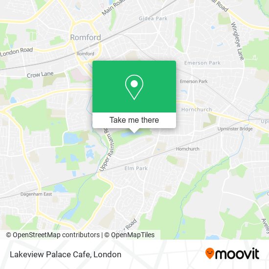 Lakeview Palace Cafe map