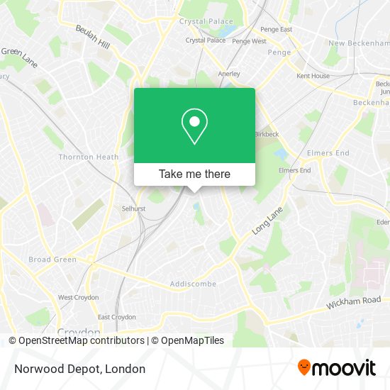 Norwood Depot map