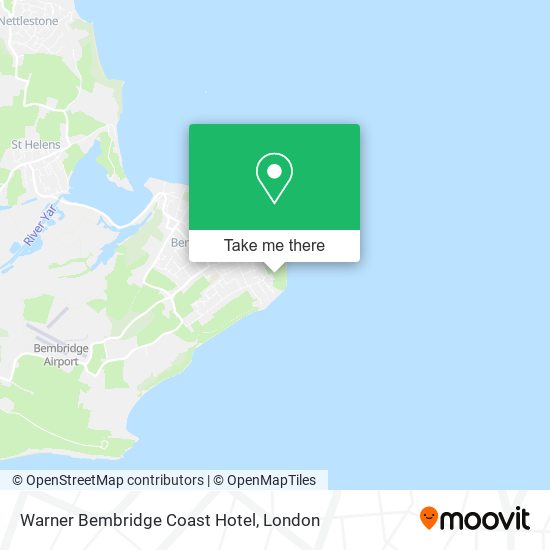 Warner Bembridge Coast Hotel map