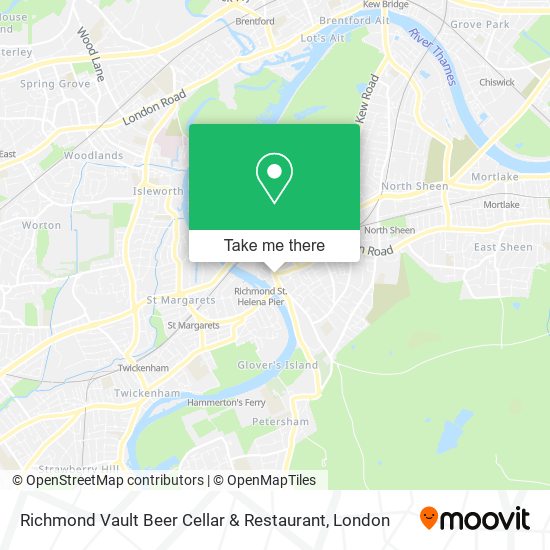 Richmond Vault Beer Cellar & Restaurant map