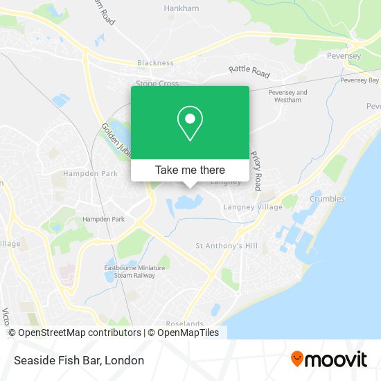 Seaside Fish Bar map