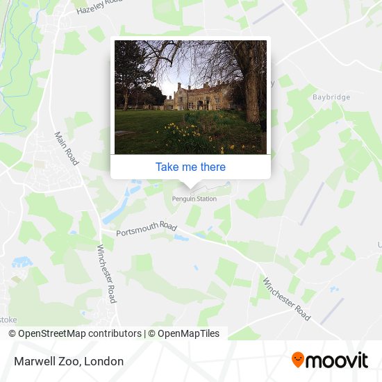 Marwell Zoo map