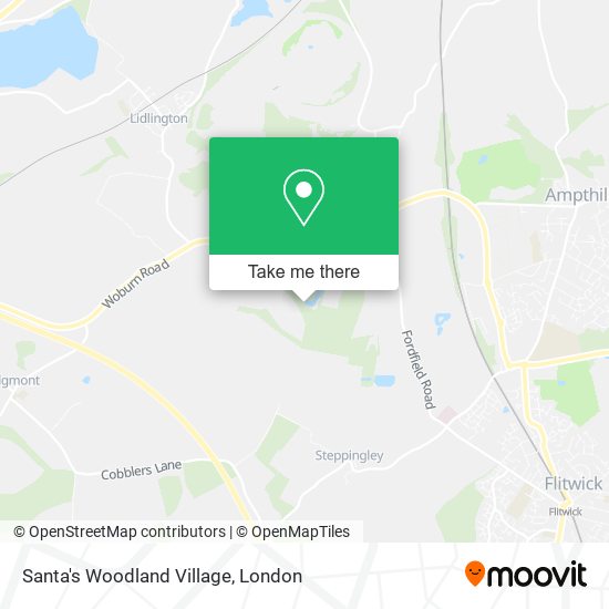 Santa's Woodland Village map