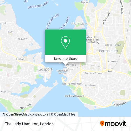 The Lady Hamilton map