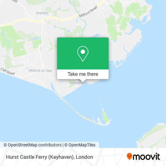 Hurst Castle Ferry (Keyhaven) map