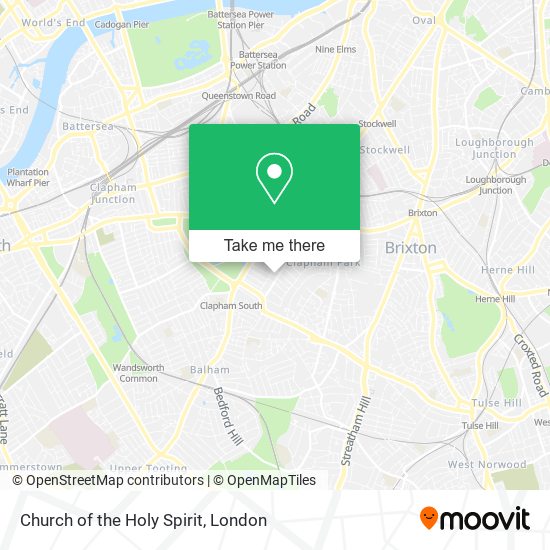 Church of the Holy Spirit map