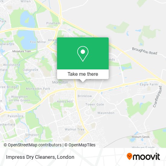 Impress Dry Cleaners map