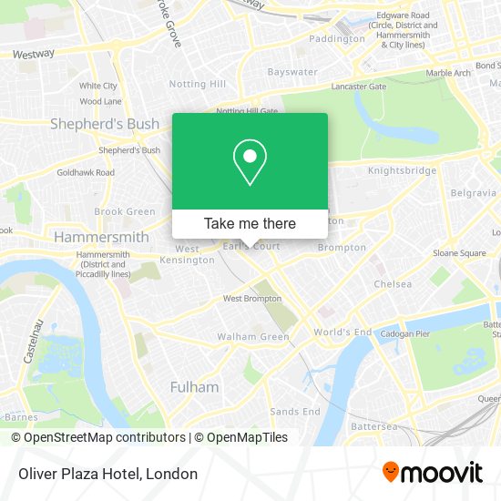 Oliver Plaza Hotel map