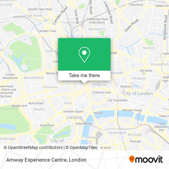 Amway Experience Centre map