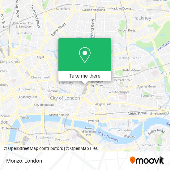 Monzo map